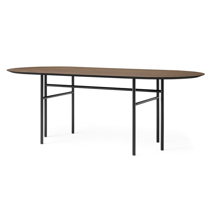 Snaregade tafel ovaal - Zwart-donkergebeitst eikenhout - Audo Copenhagen