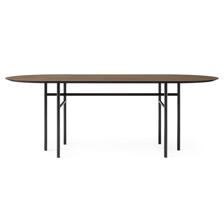 Snaregade tafel ovaal - Zwart-donkergebeitst eikenhout - Audo Copenhagen