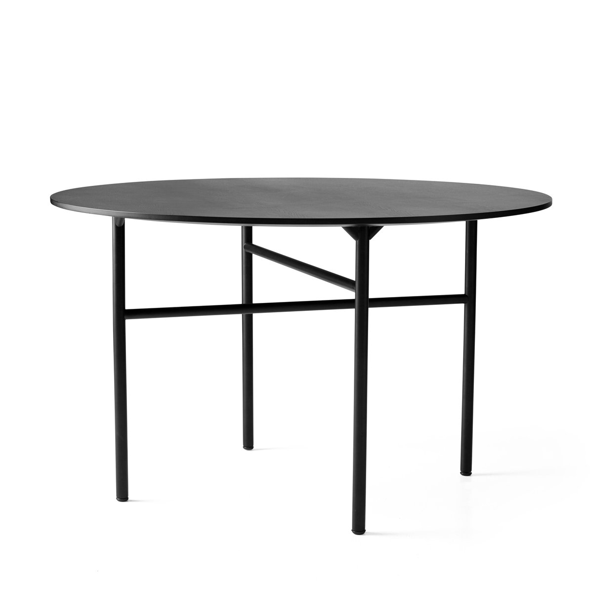 Audo Copenhagen Snaregade tafel rond zwart, Ø 120 cm