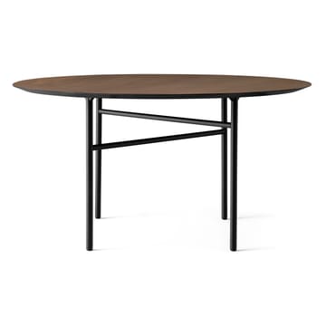 Snaregade tafel rond - Zwart-donkergebeitst eikenhout, Ø138 cm - Audo Copenhagen