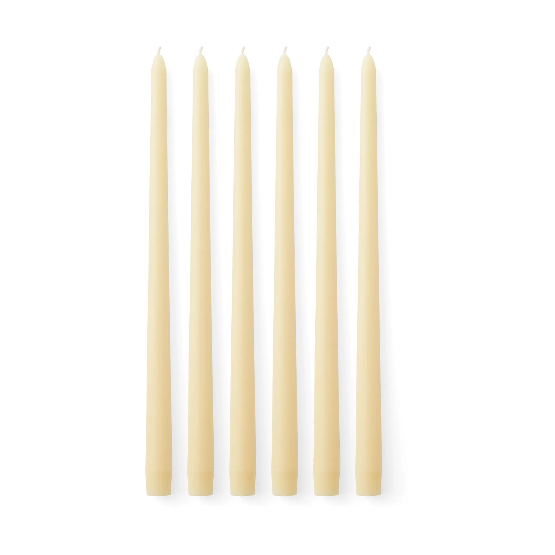 Spire kaars 38 cm 6-pack, Ivory Audo Copenhagen