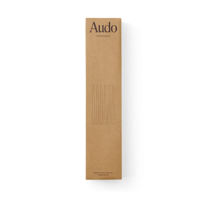Spire kaars 38 cm 6-pack, Ivory Audo Copenhagen