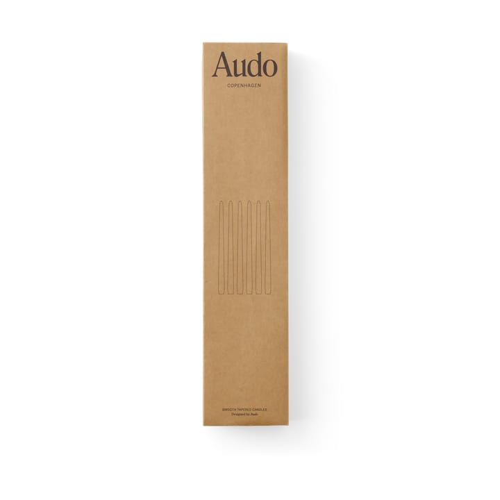 Spire kaars 38 cm 6-pack, Ochre Audo Copenhagen