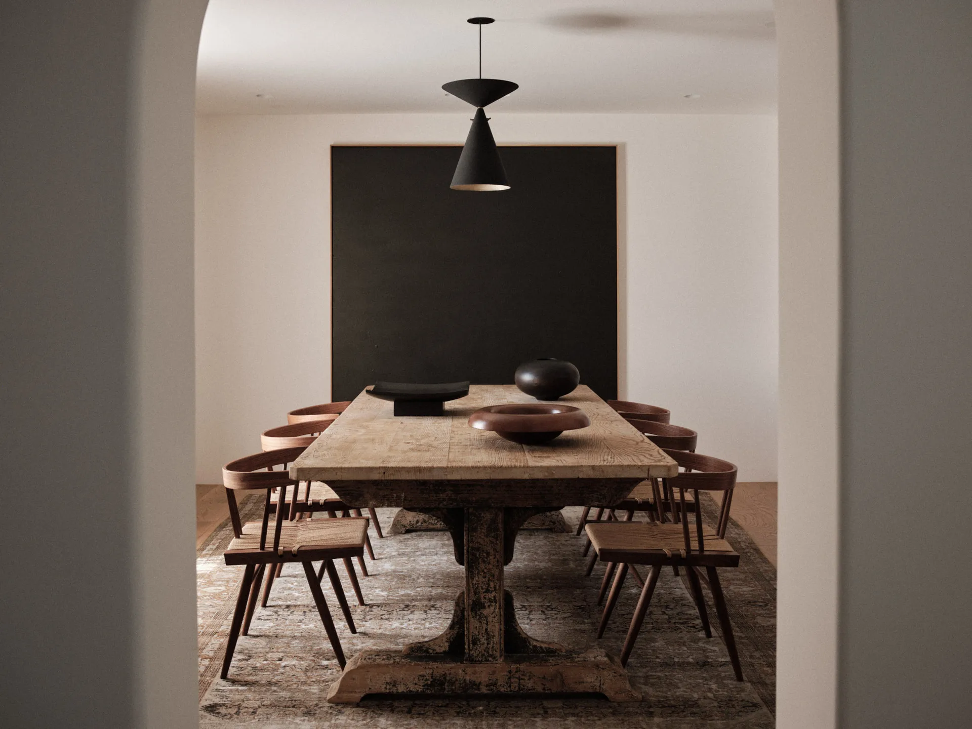 Surround vaas 17,5 cm, Mangohout Audo Copenhagen