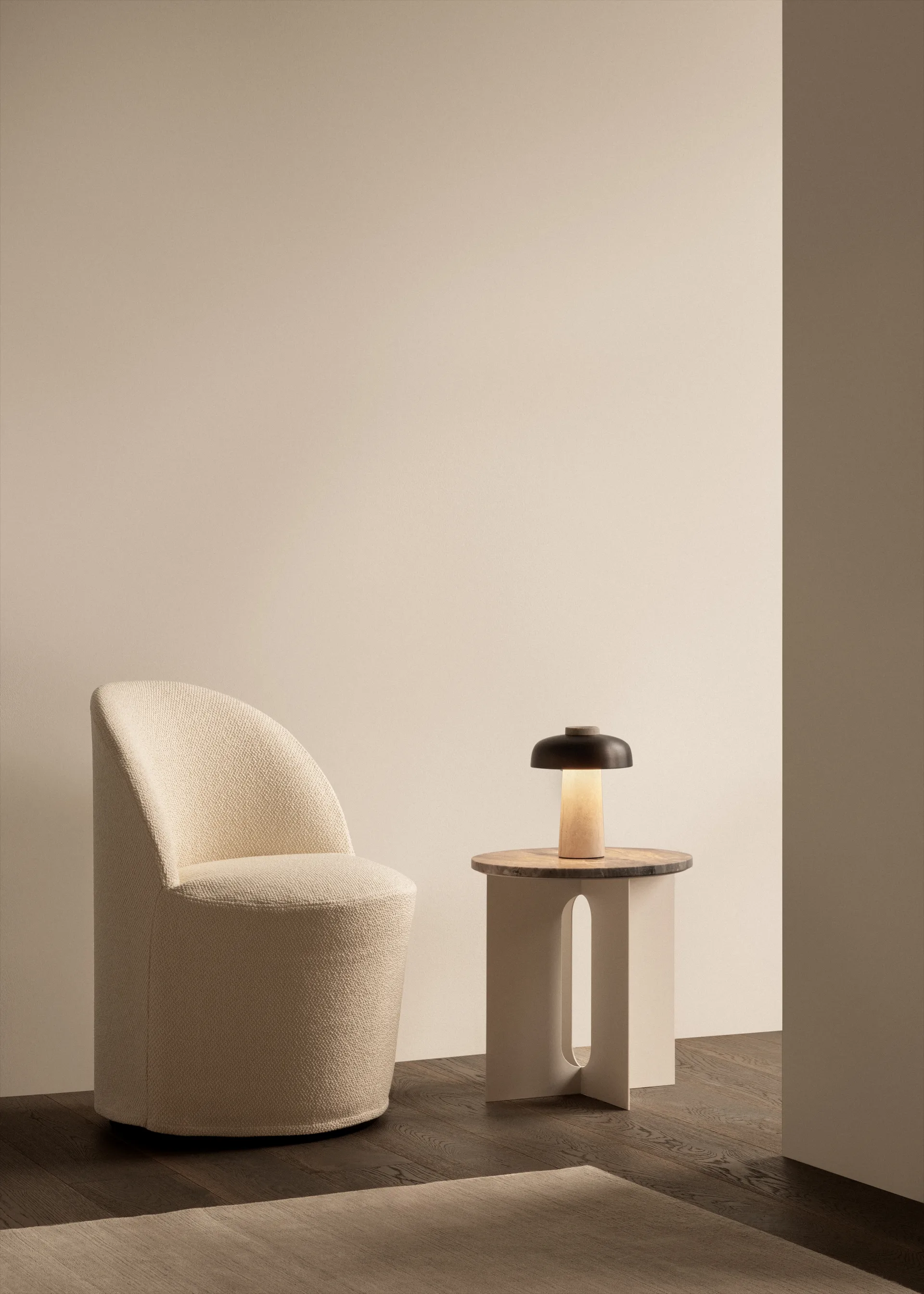 Tearoom Club stoel swivel, Logan 01 Jasmine Audo Copenhagen
