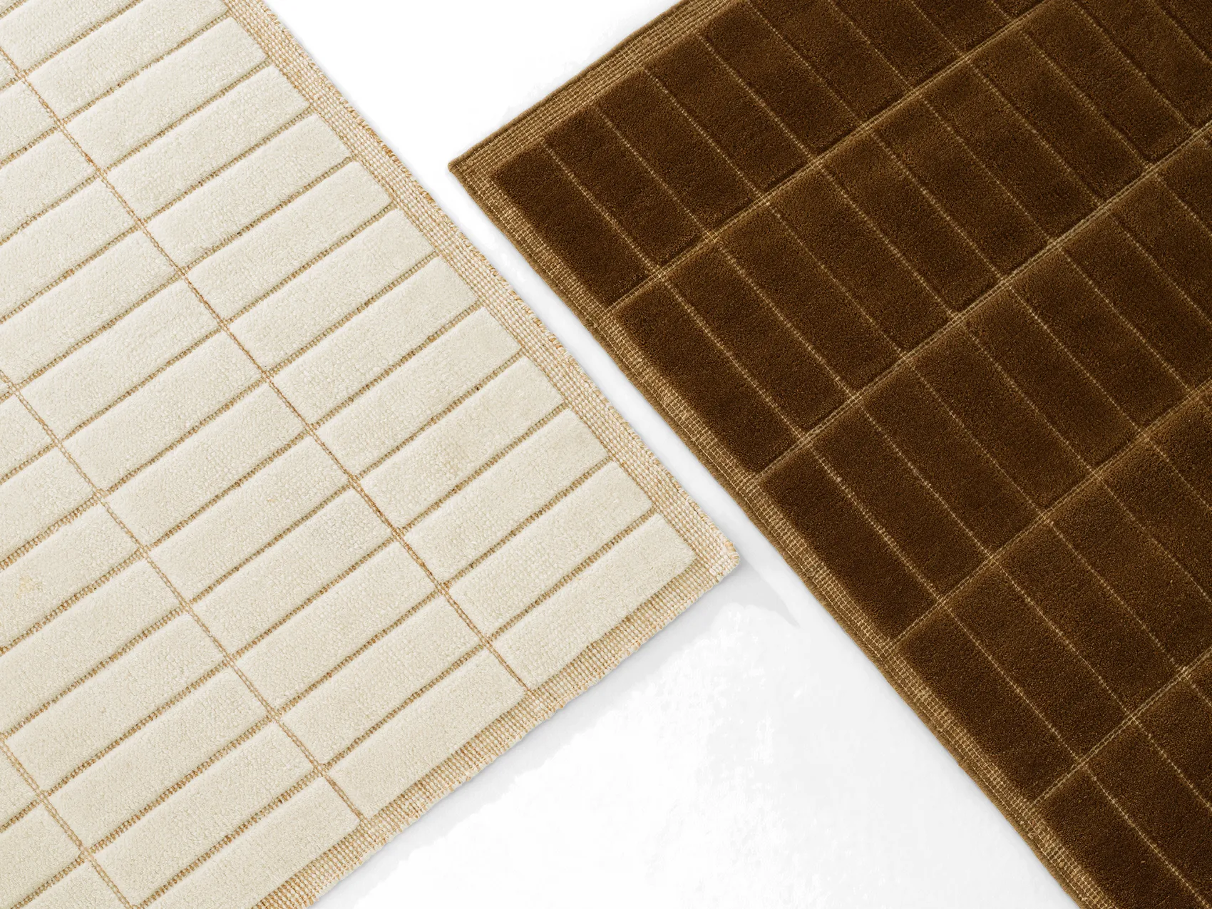Tile vloerkleed, Ivory,200×300 cm Audo Copenhagen