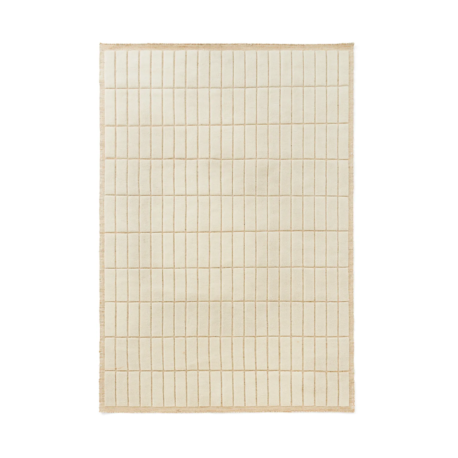 Tile vloerkleed, Ivory,200×300 cm Audo Copenhagen