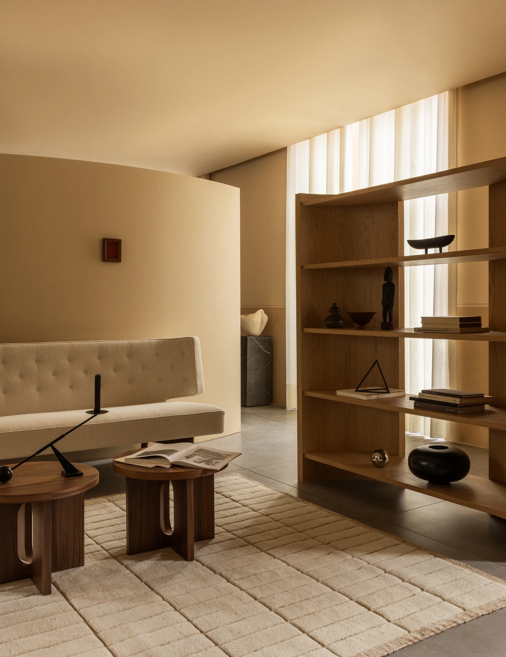 Tile vloerkleed, Ivory,200×300 cm Audo Copenhagen