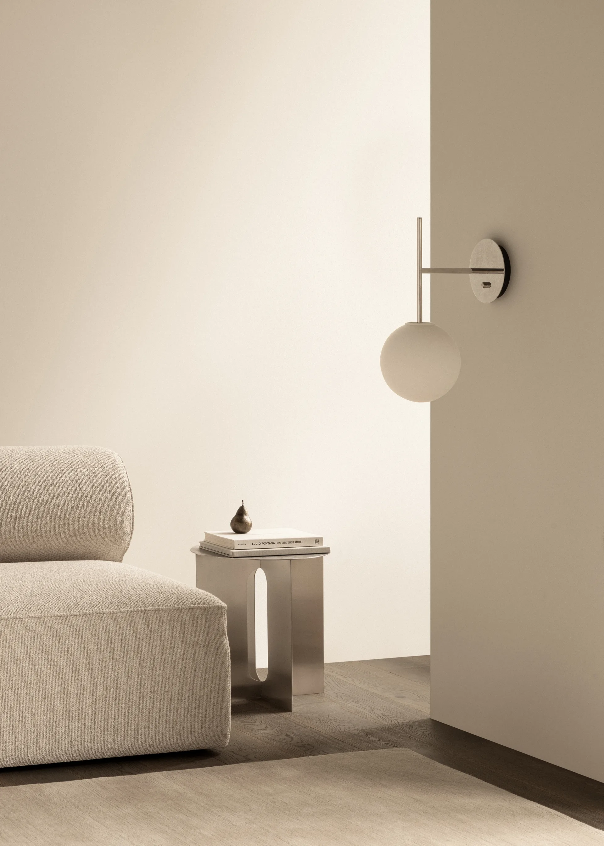 TR Bulb Suspended wandlamp, Polished steel Audo Copenhagen