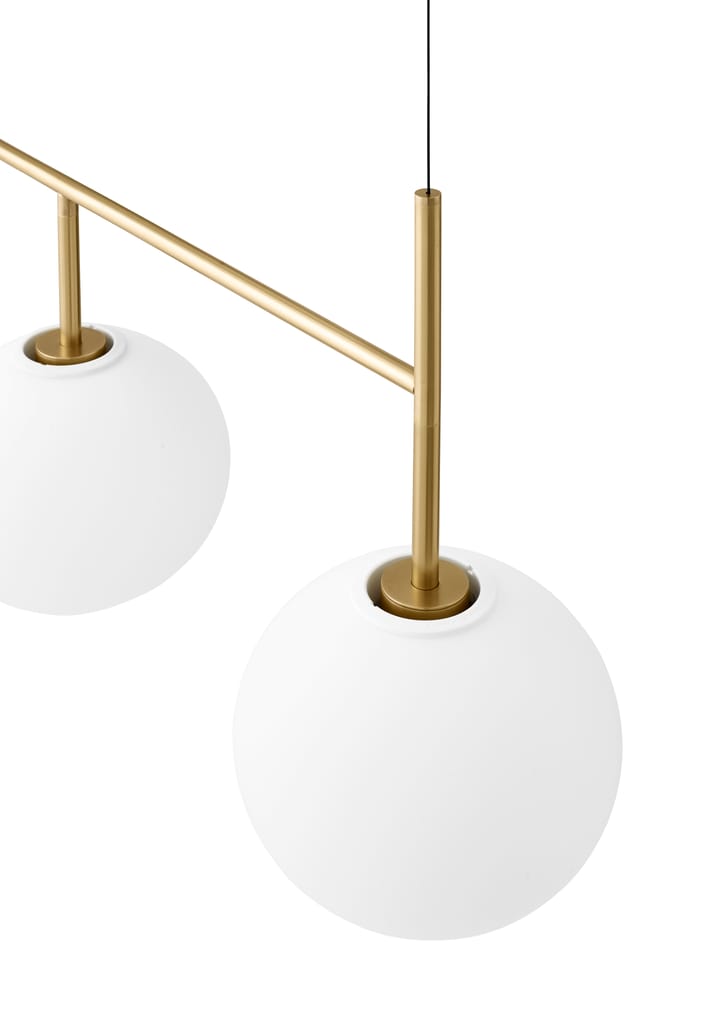 TR Bulb Suspension Frame  Hanglamp - opal shiny, zwart frame - Audo Copenhagen