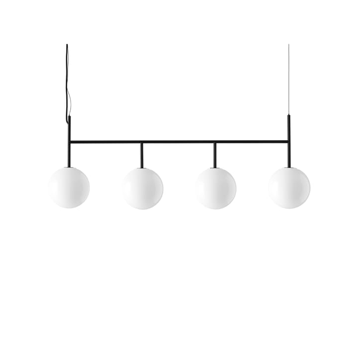 TR Bulb Suspension Frame  Hanglamp - opal shiny, zwart frame - Audo Copenhagen