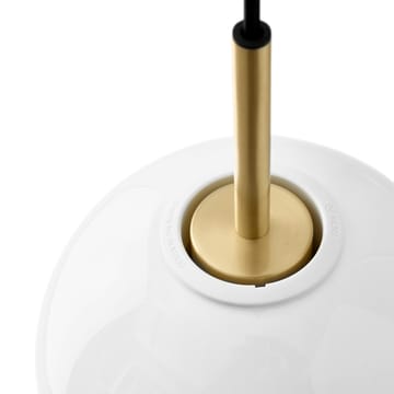 TR plafondlamp messing - Glanzend opaalglas - Audo Copenhagen