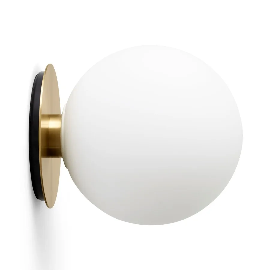 TR plafond/wandlamp messing, Mat opaalglas Audo Copenhagen