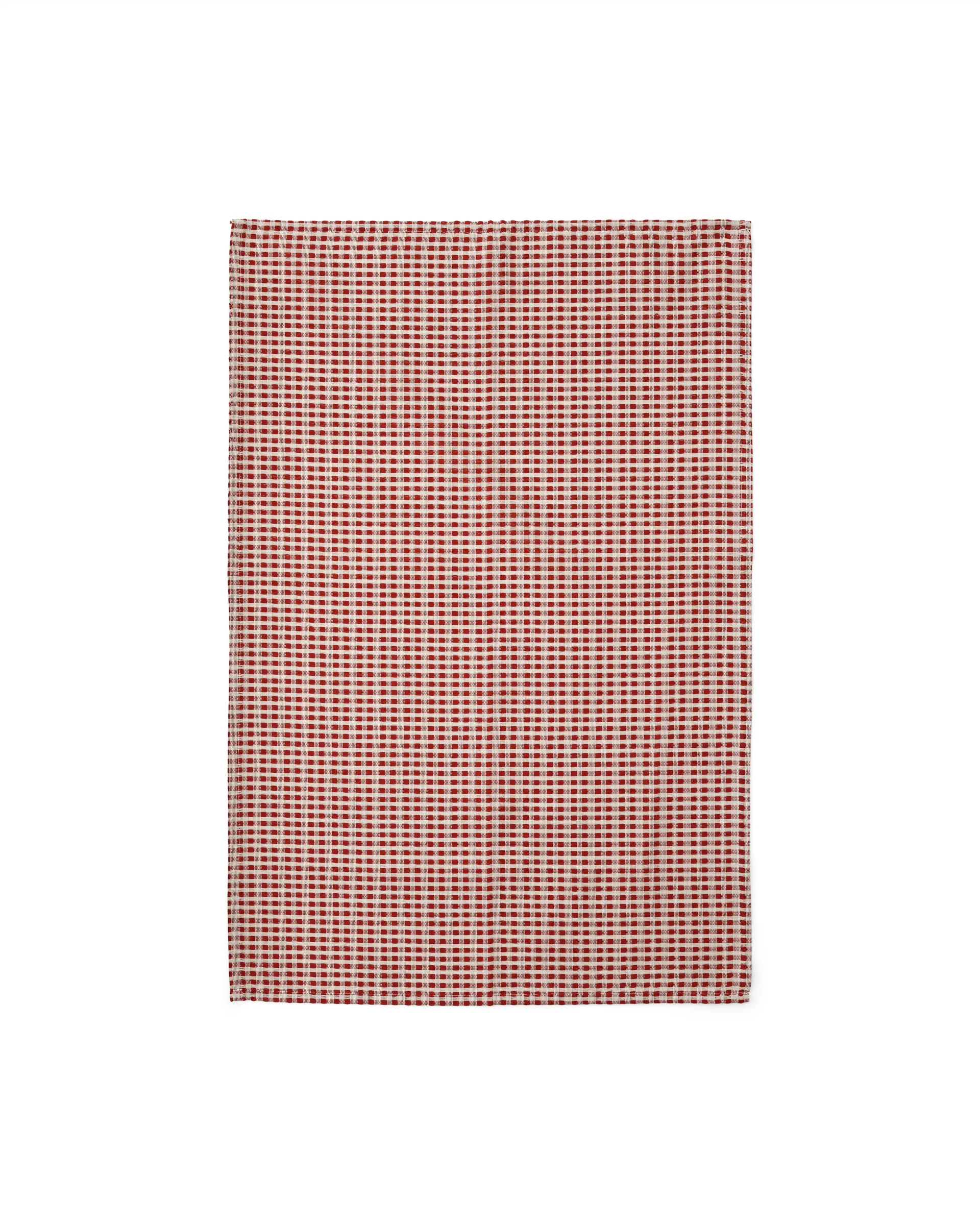 Troides keukenhanddoek 40x67 cm 2-pack, Burnt sienna-white Audo Copenhagen