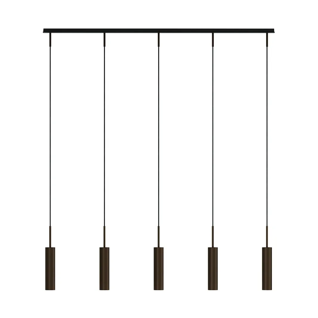 Tubulaire rail hanglamp 5, Anodized bronzed Audo Copenhagen