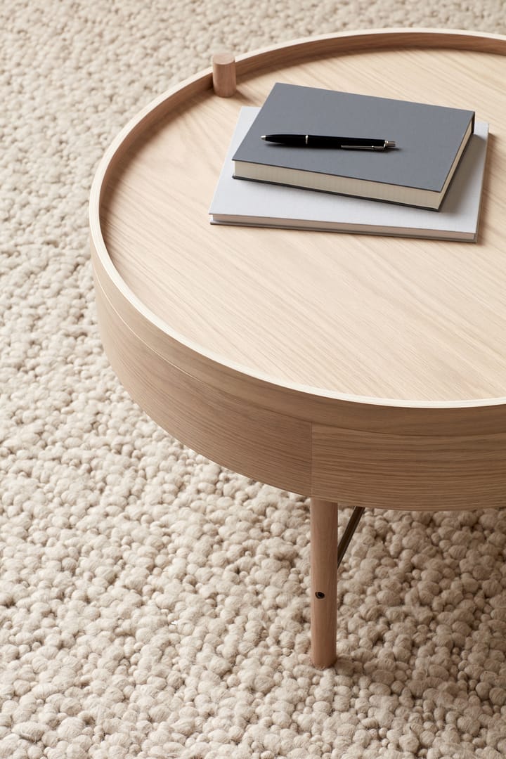 Turning tafel, natuurlijk eiken-chroom Audo Copenhagen