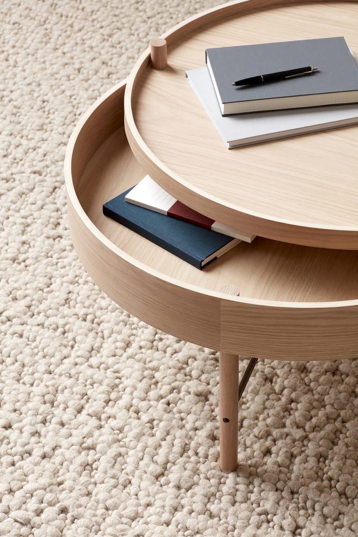 Turning tafel, natuurlijk eiken-chroom Audo Copenhagen