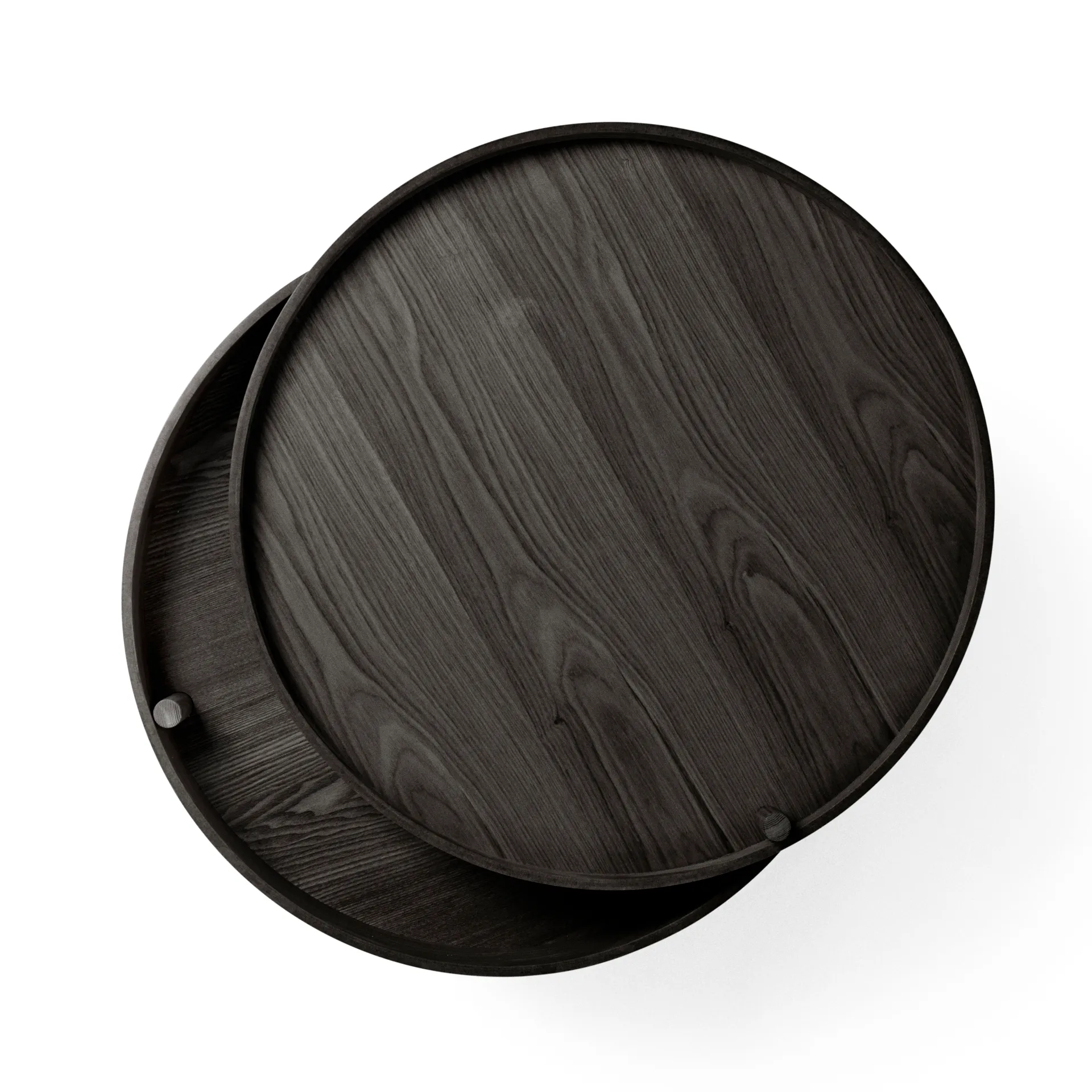 Turning tafel, zwartgebeitst essen-messing Audo Copenhagen