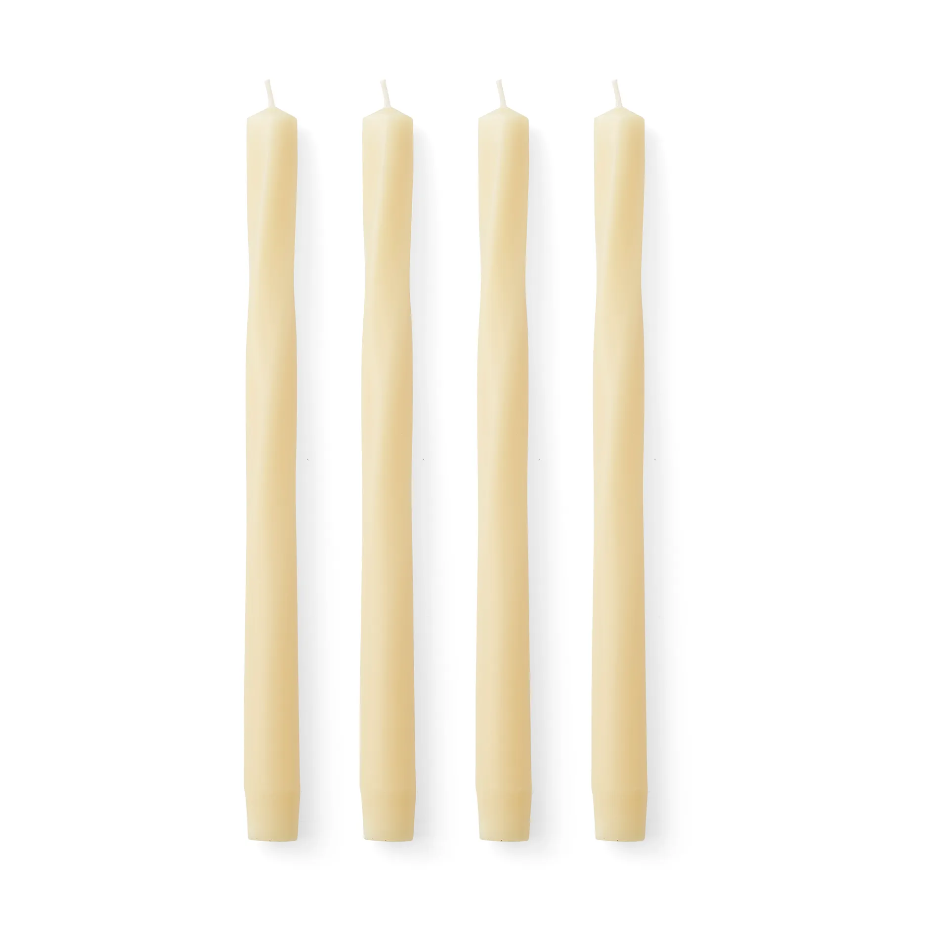 Twist kaars 30 cm 4-pack, Ivory Audo Copenhagen