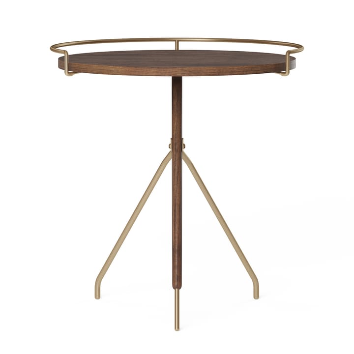 Umanoff bijzettafel walnoot-gepolijst messing - 45 cm - Audo Copenhagen