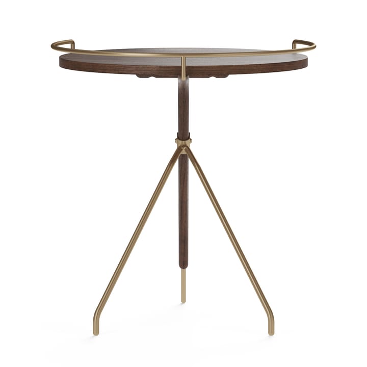 Umanoff bijzettafel walnoot-gepolijst messing, 45 cm Audo Copenhagen