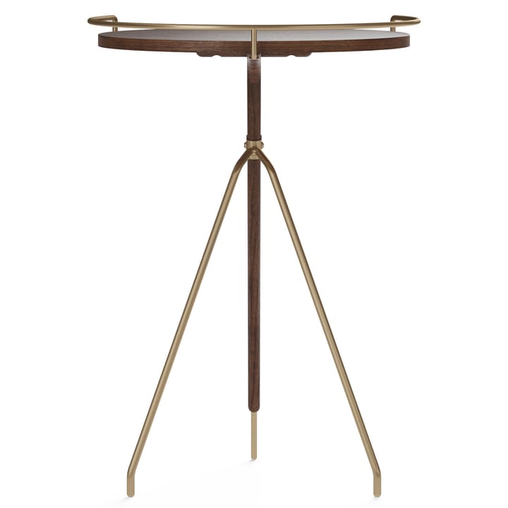 Umanoff bijzettafel walnoot-gepolijst messing, 60 cm Audo Copenhagen
