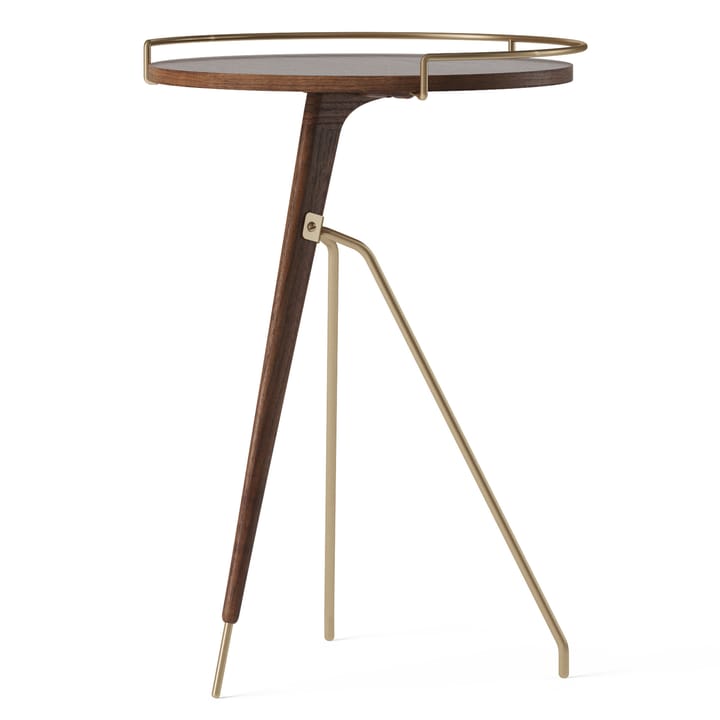 Umanoff bijzettafel walnoot-gepolijst messing, 60 cm Audo Copenhagen