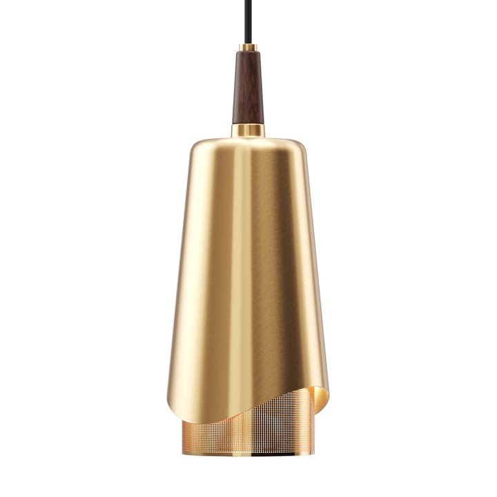 Umanoff hanglamp, Gepolijst messing-walnoot Audo Copenhagen