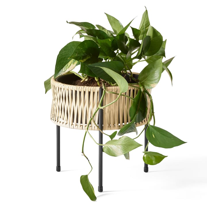 Umanoff planter bloembak rotan-staal, h27 cm Ø27 cm Audo Copenhagen