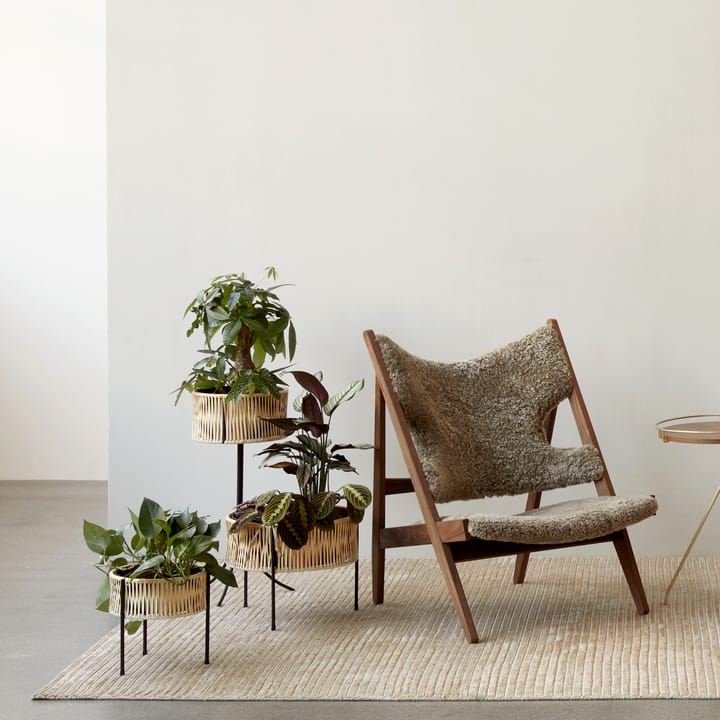 Umanoff planter bloembak rotan-staal, h27 cm Ø27 cm Audo Copenhagen