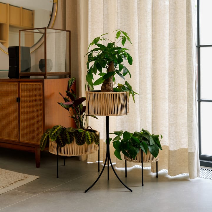 Umanoff planter bloembak rotan-staal, h27 cm Ø27 cm Audo Copenhagen