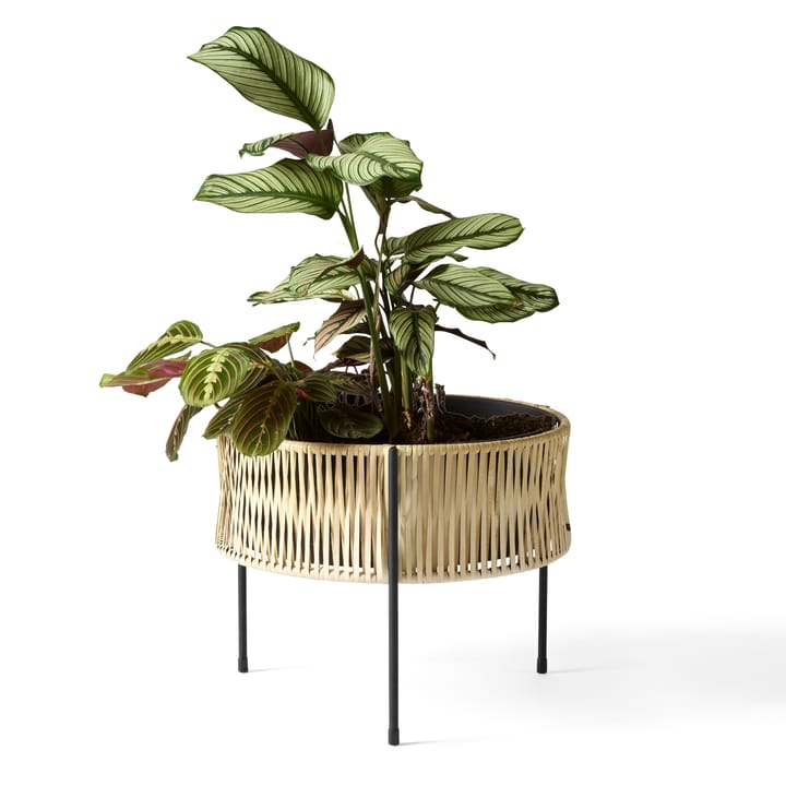 Umanoff planter bloembak rotan-staal, h32,5 cm Ø41 cm Audo Copenhagen