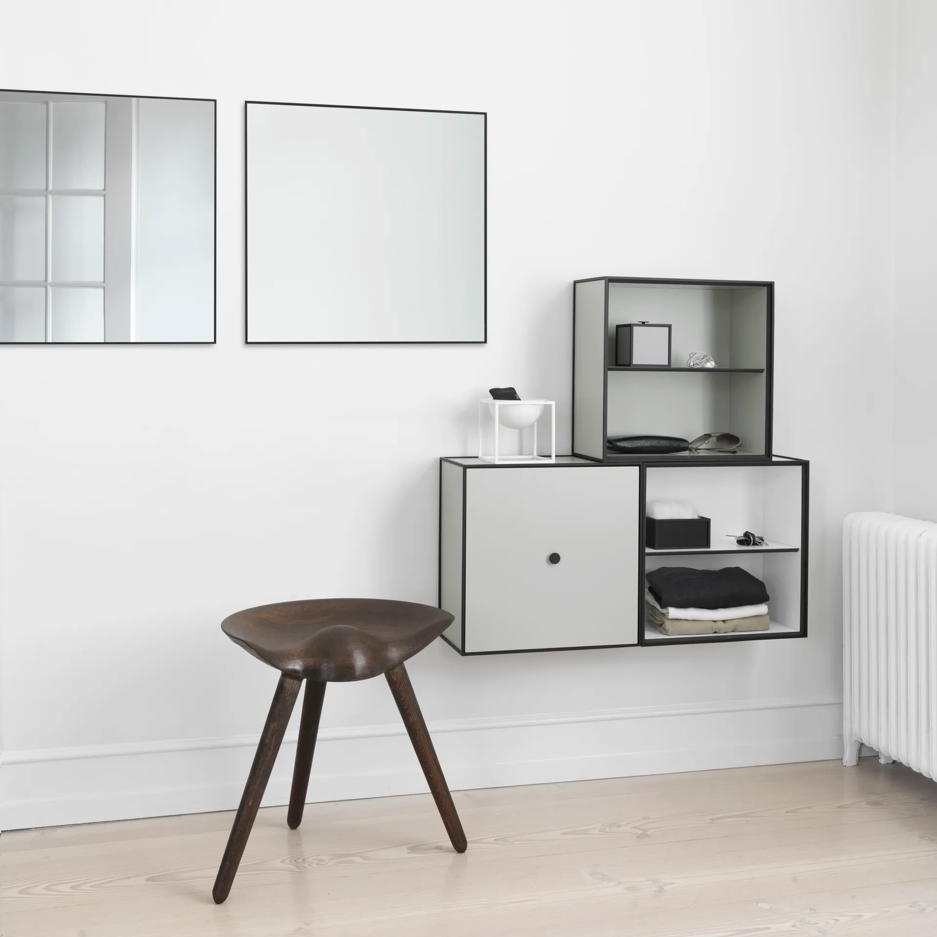 View spiegel 56 x 56 cm., zwart Audo Copenhagen