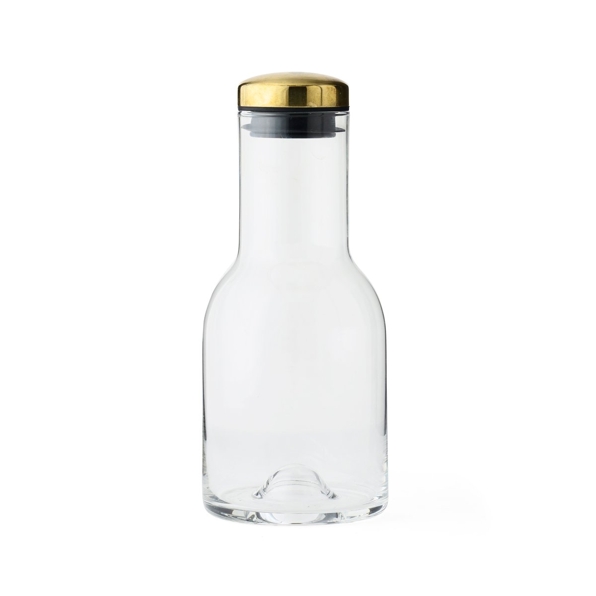 Audo Copenhagen Water Bottle karaf glas-messing | Scandinavisch Interieur | Kannen & karaffen | Transparant