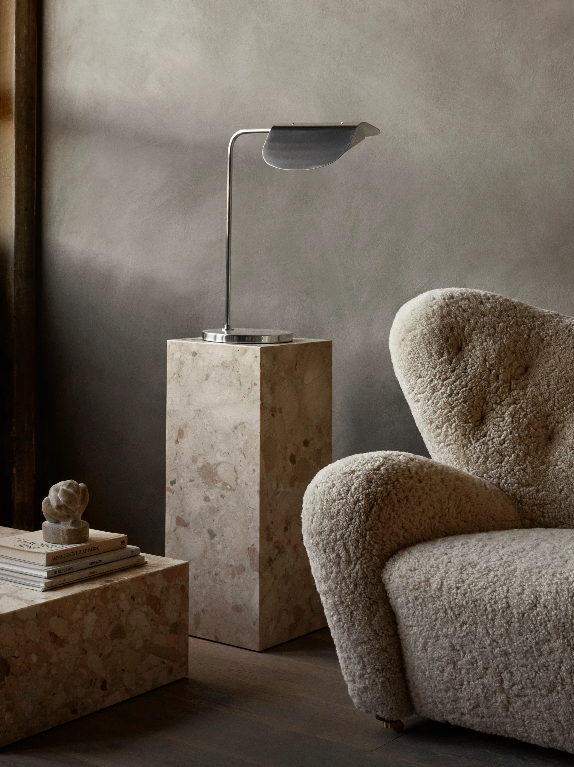 Wing tafellamp 56 cm, Aluminium Audo Copenhagen