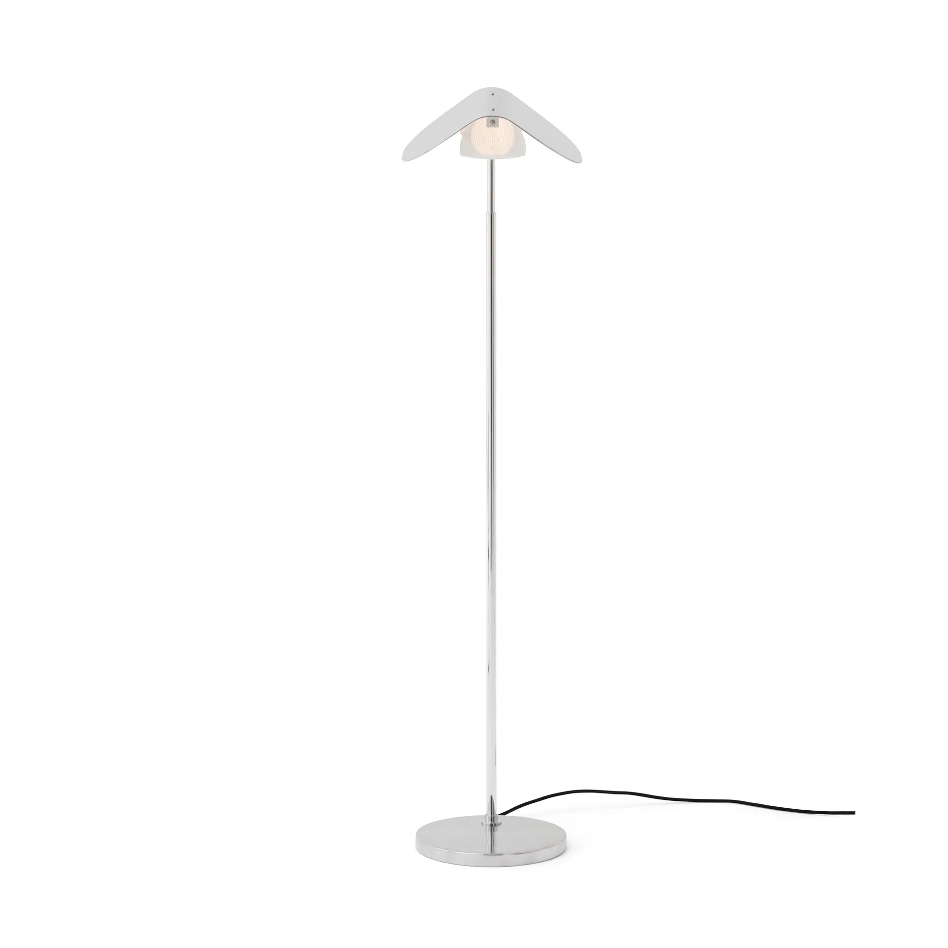 Wing vloerlamp, Polished aluminum, 115 cm Audo Copenhagen