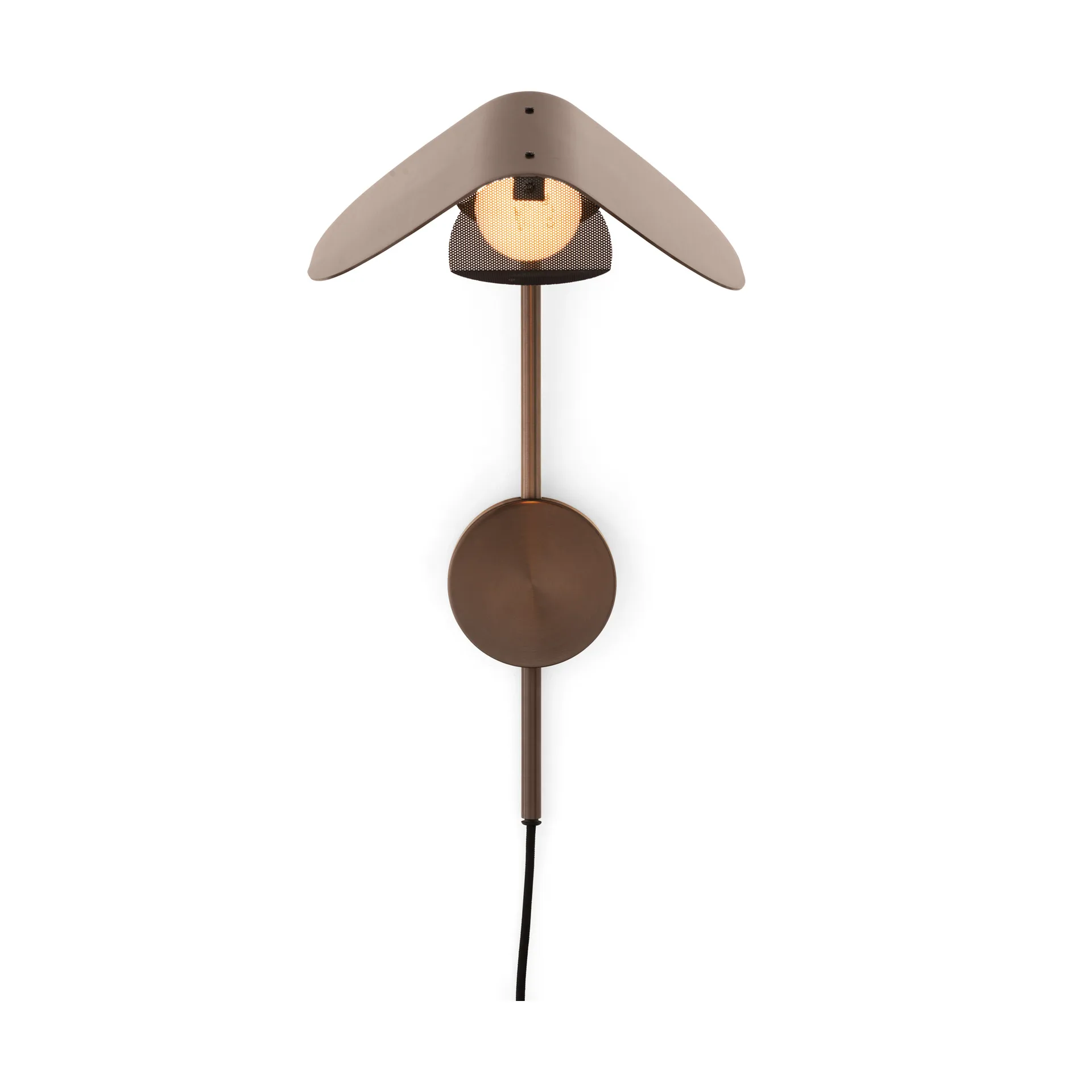 Wing wandlamp, Bronzed aluminium, 47 cm Audo Copenhagen
