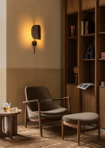 Wing wandlamp - Bronzed aluminium, 47 cm - Audo Copenhagen