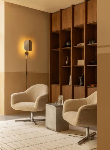 Wing wandlamp - Polished aluminium, 47 cm - Audo Copenhagen