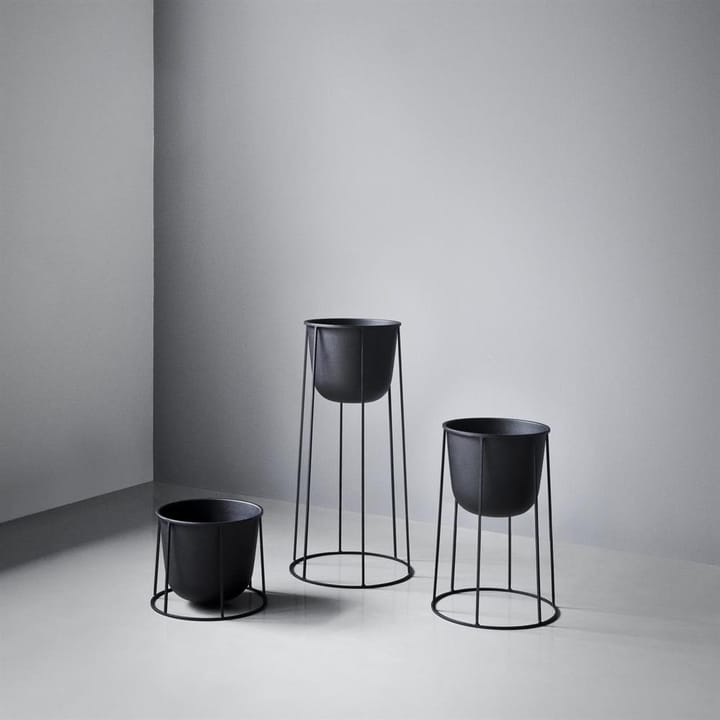 Wire Pot bloempot, zwart Audo Copenhagen