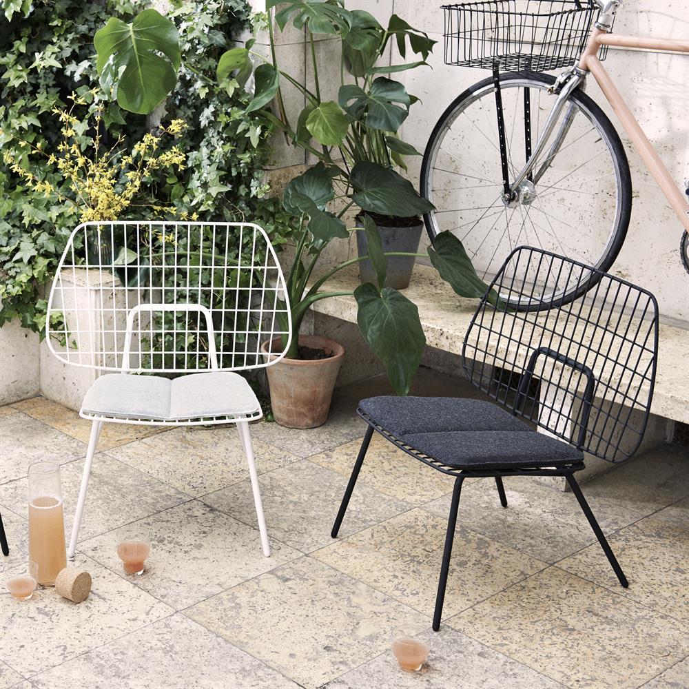 WM String loungestoel, zwart Audo Copenhagen