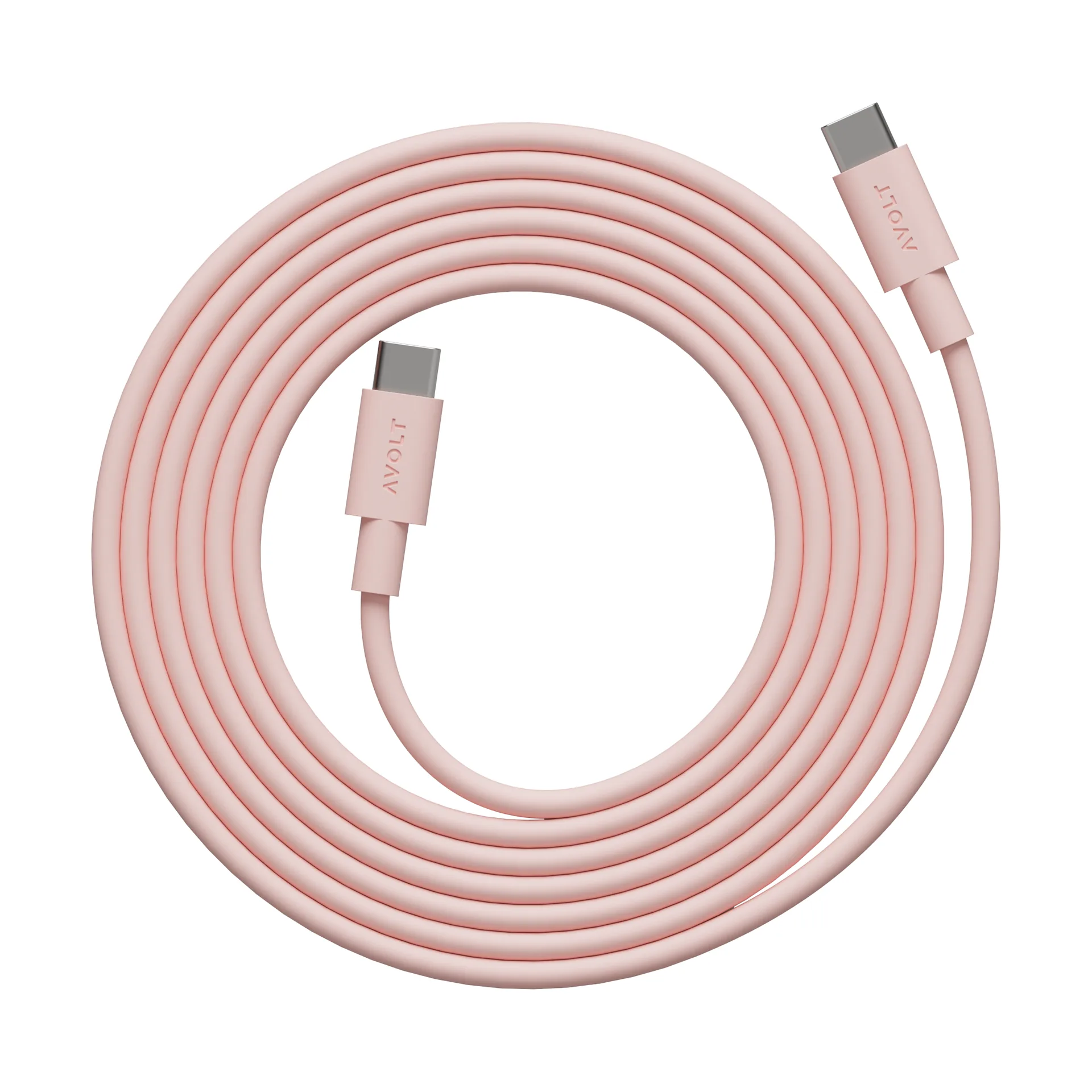 Cable 1 USB-C naar USB-C oplaadkabel 2 m, New Pink Avolt