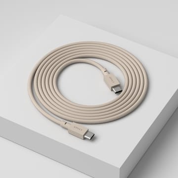 Cable 1 USB-C naar USB-C oplaadkabel 2 m - Nomad sand - Avolt