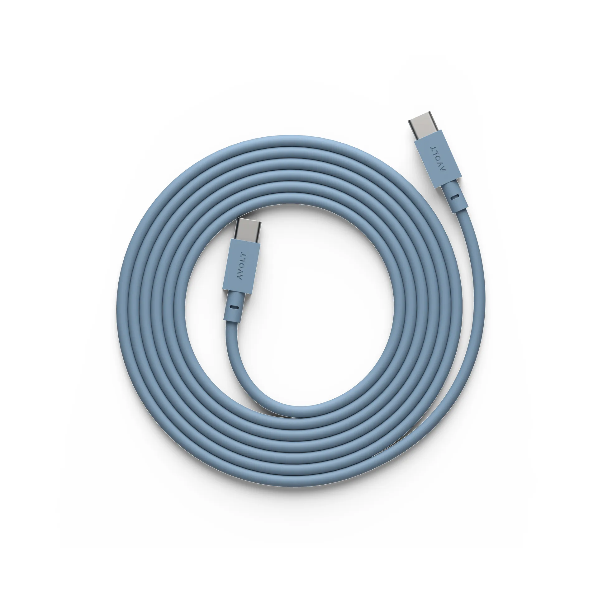 Cable 1 USB-C naar USB-C oplaadkabel 2 m, Shark blue Avolt