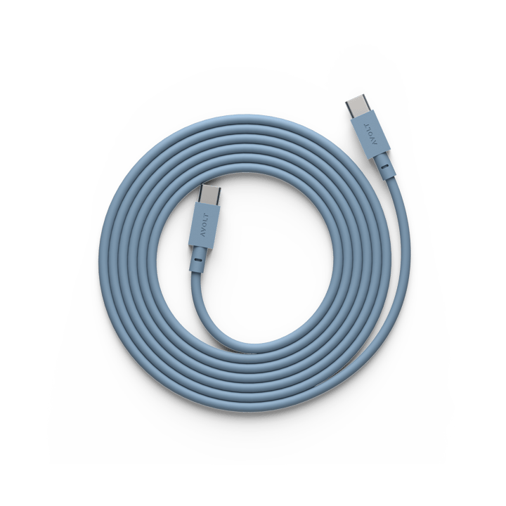 Cable 1 USB-C naar USB-C oplaadkabel 2 m - Shark blue - Avolt