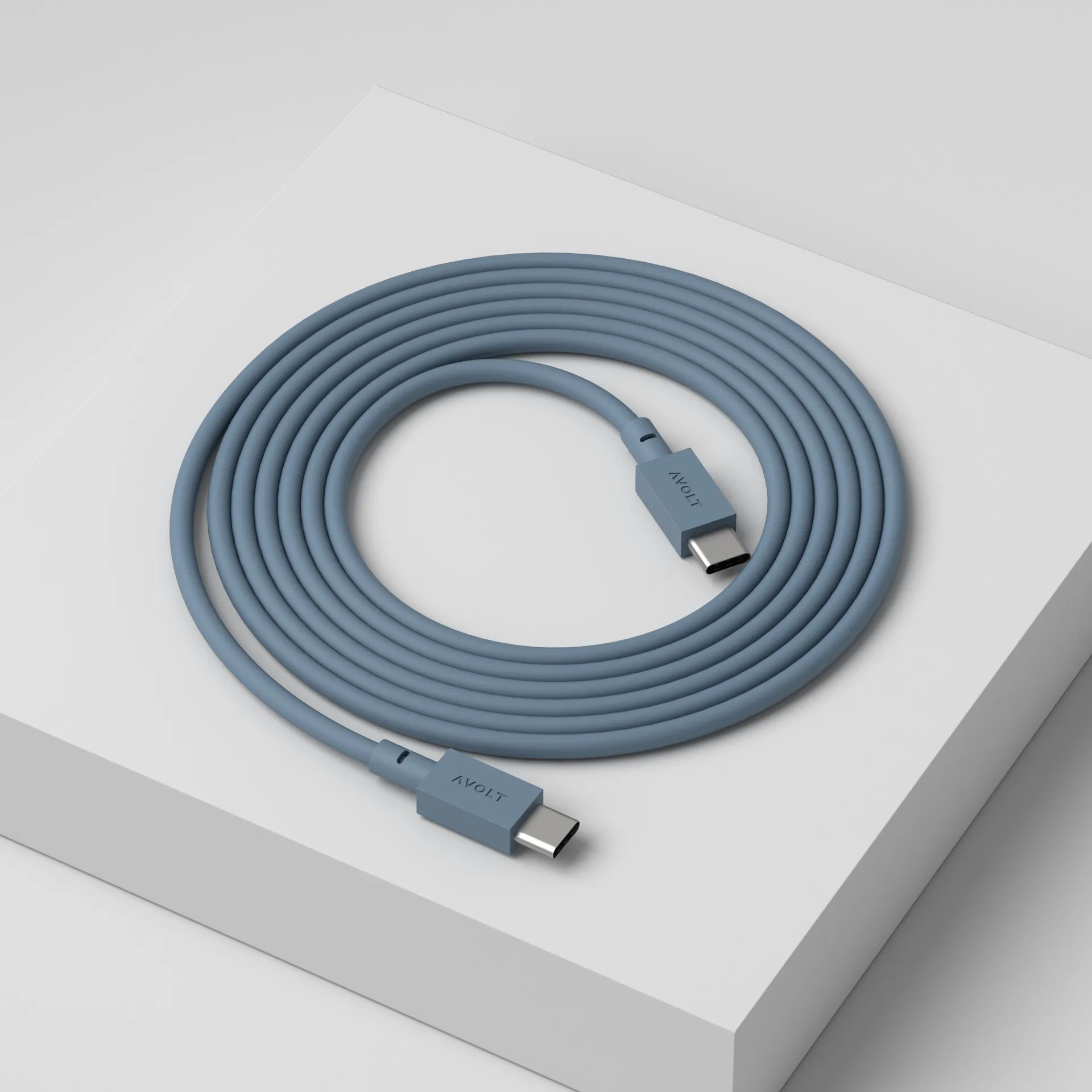 Cable 1 USB-C naar USB-C oplaadkabel 2 m, Shark blue Avolt