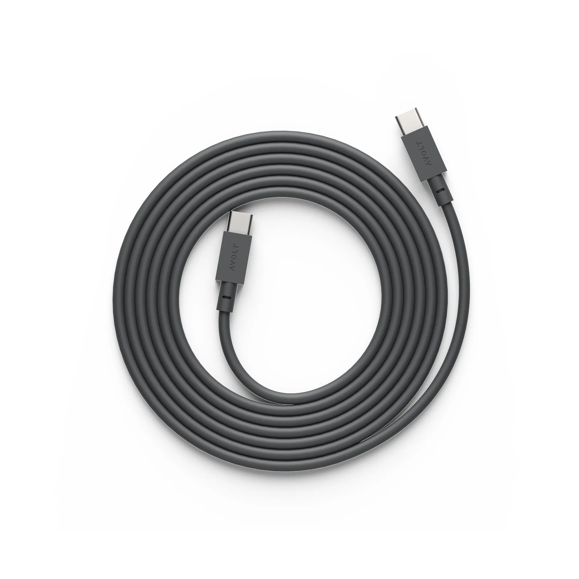 Cable 1 USB-C naar USB-C oplaadkabel 2 m, Stockholm black Avolt