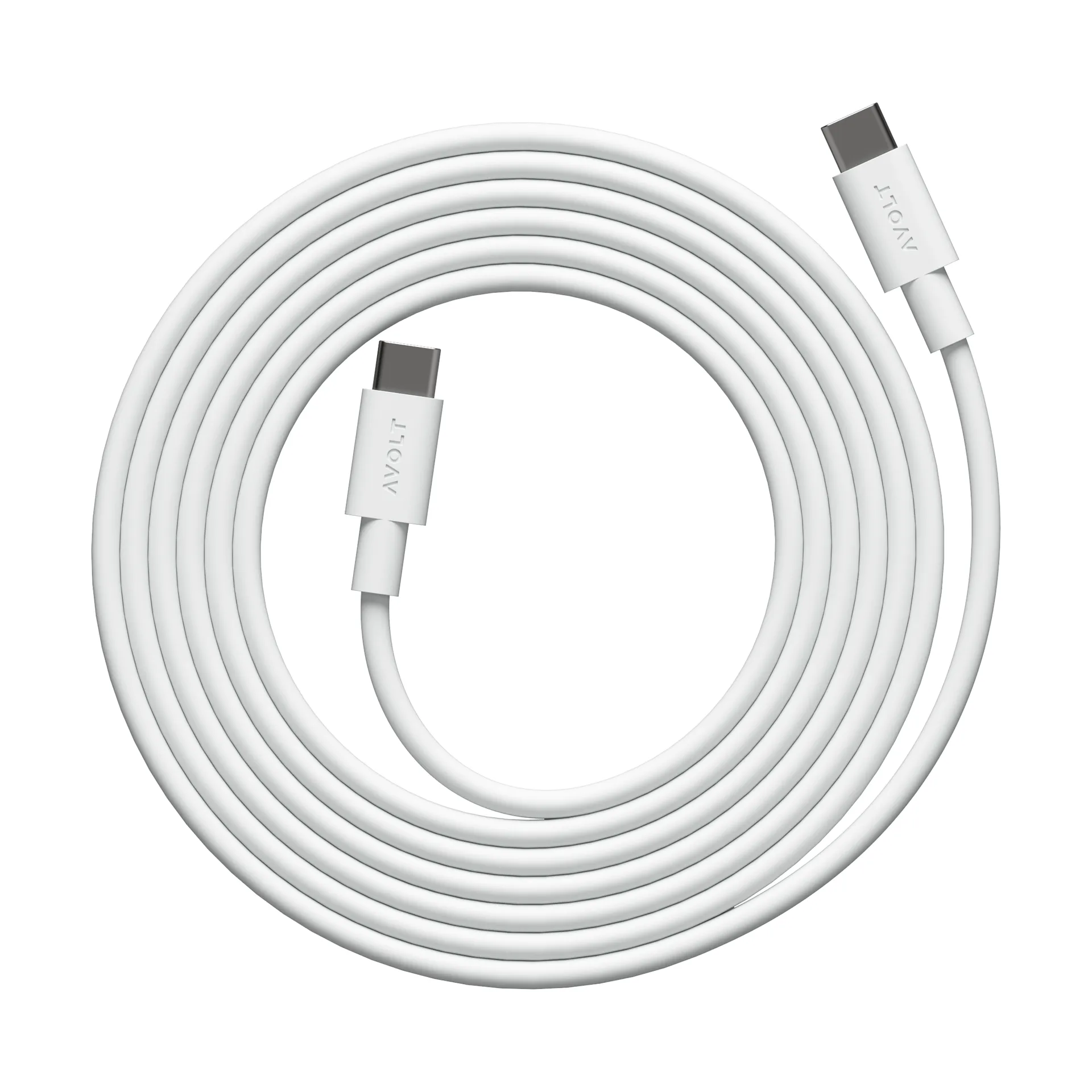 Cable 1 USB-C naar USB-C oplaadkabel 2 m, White Martinelli Luce Edition Avolt