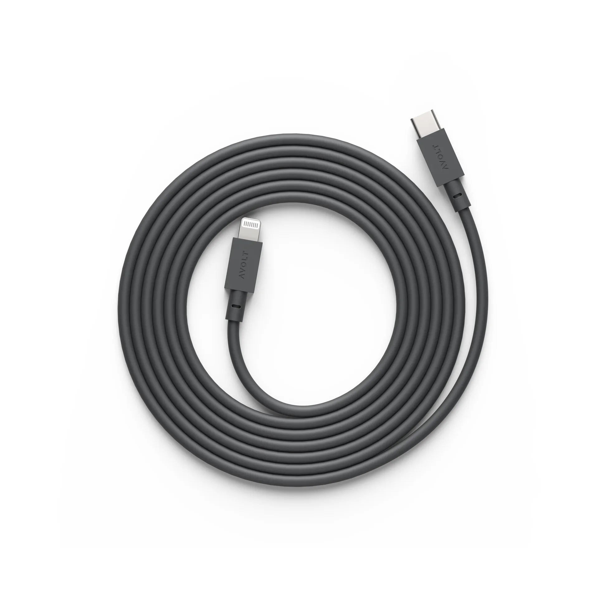 Kabel 1 USB C naar Lightning oplaadkabel 2m, Stockholm Black Avolt