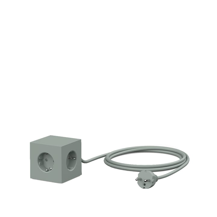 Square 1 stekkerdoos, oak green Avolt